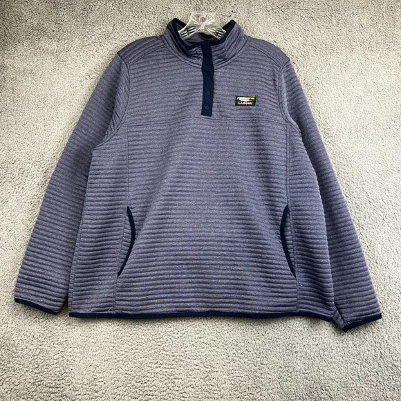 L.L. Bean 1/4 Button Up Marquee Roofing Lightweight Jacket women 1X - Picture 2 of 9